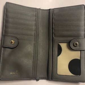 Grey Kate Spade Wallet